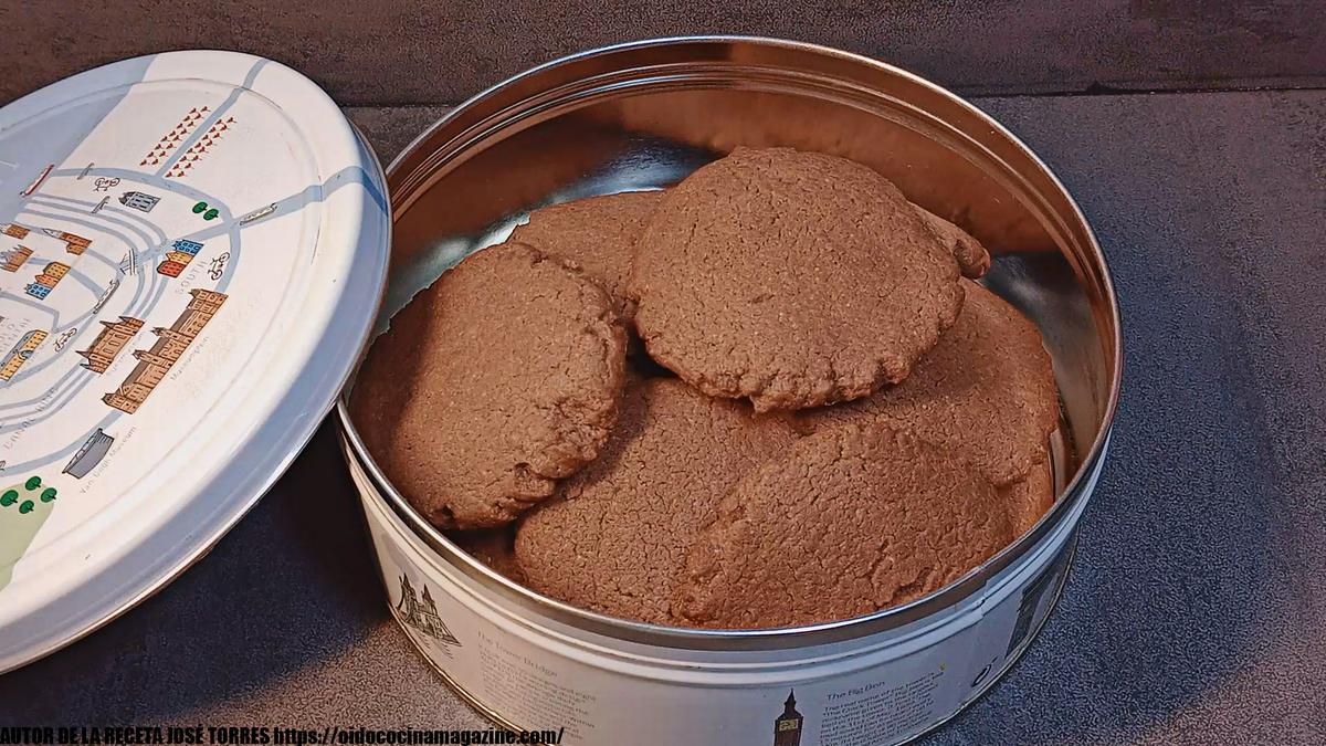 GALLETAS DE CHOCOLATE Y JENGIBRE 