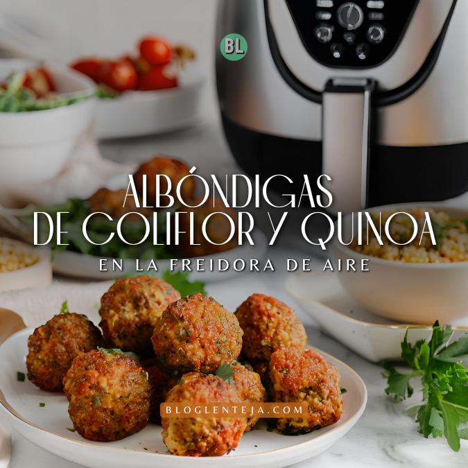 Albóndigas de coliflor y quinoa