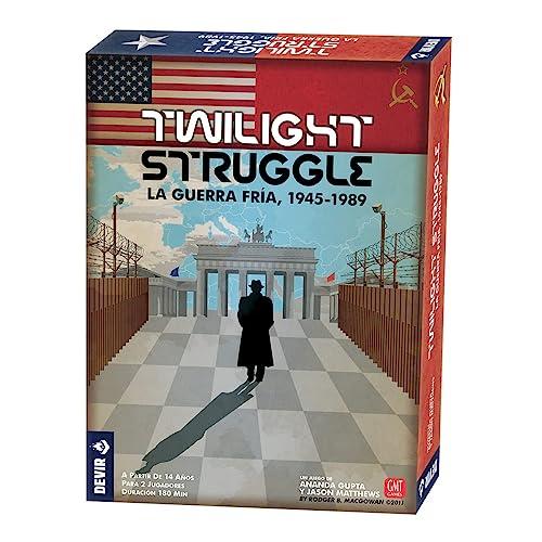 Devir - Twilight Struggle: la Guerra Fría, 1945-1989, Juego de Mesa para 2 jugadores, Juego de mesa...