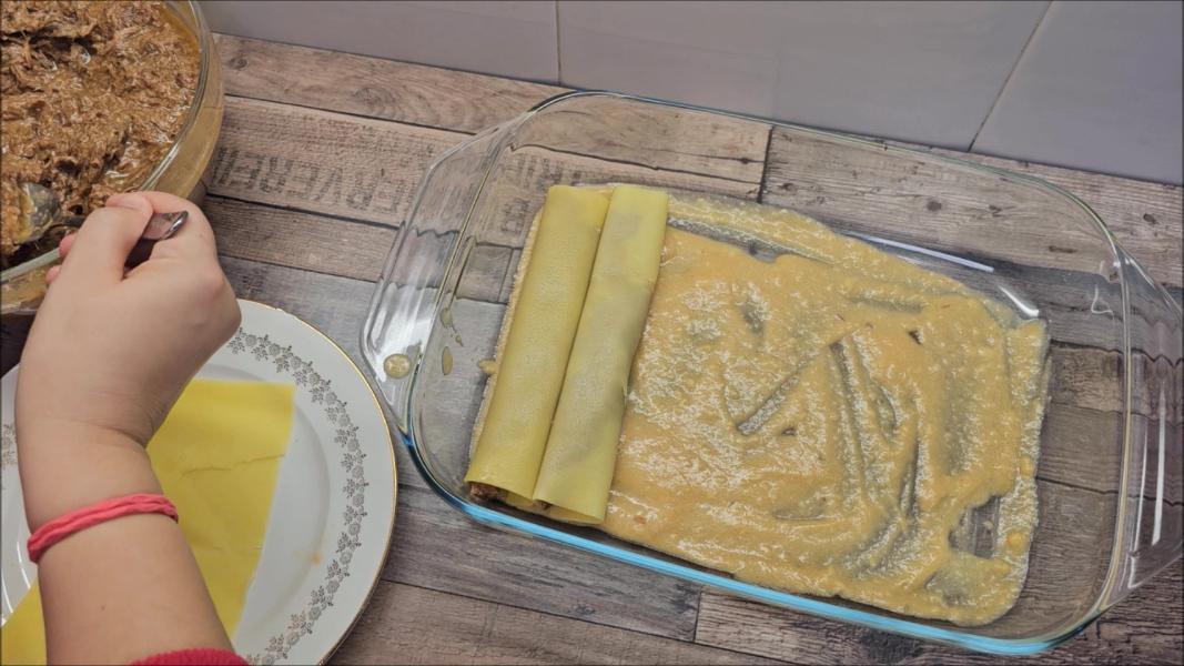 Canelones de carrillera sin gluten. Patricienta Cook.
