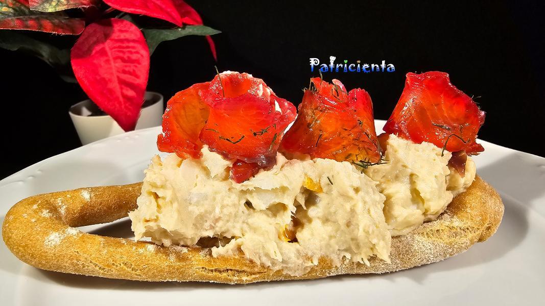 Salmón marinado con remolacha. Patricienta cook.