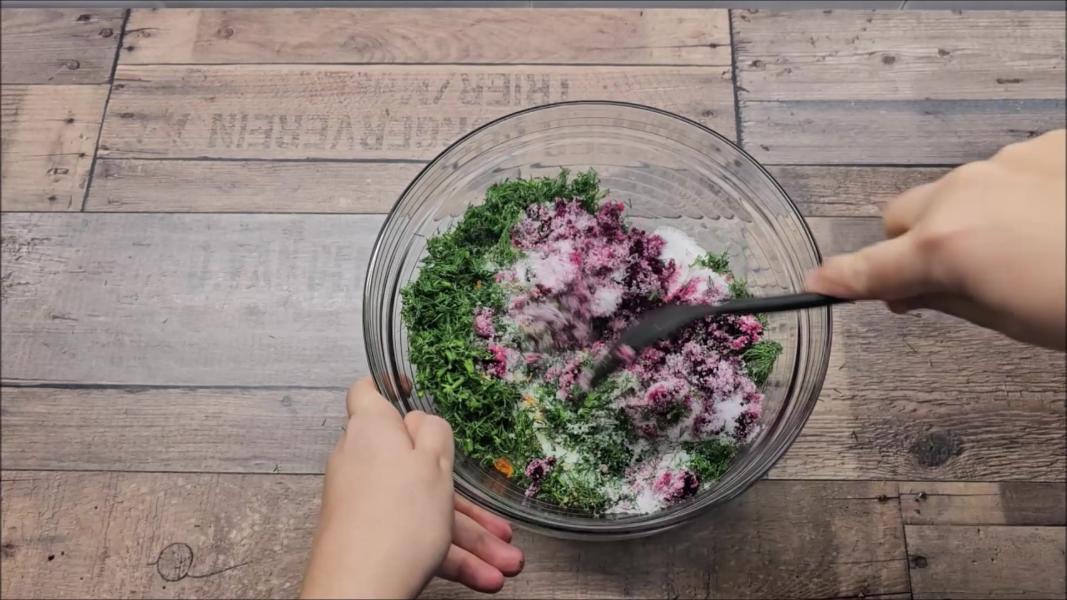 Salmón marinado con remolacha. Patricienta cook.