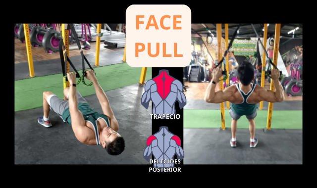 Ejercicio para espalda con TRX - Face Pull