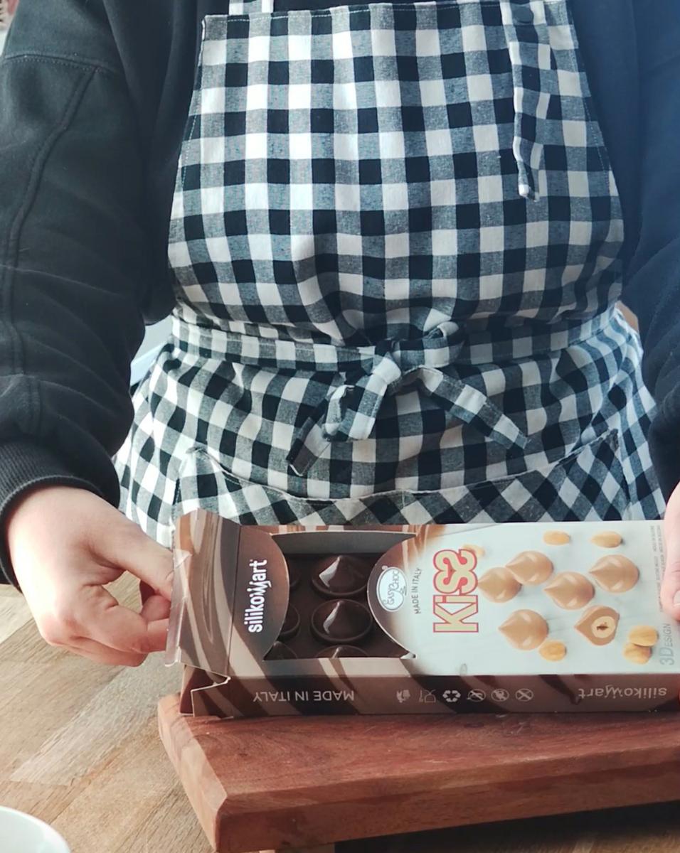 Receta de galletas de San Valentín con Centro de Beso