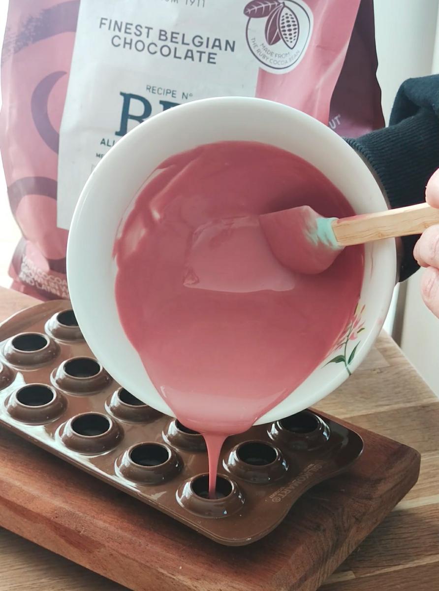 Receta de galletas de San Valentín con Centro de Beso