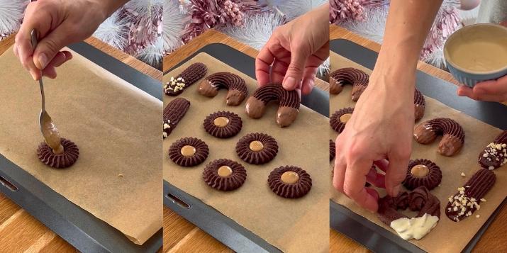 Galletas danesas de chocolate, una explosión de sabor