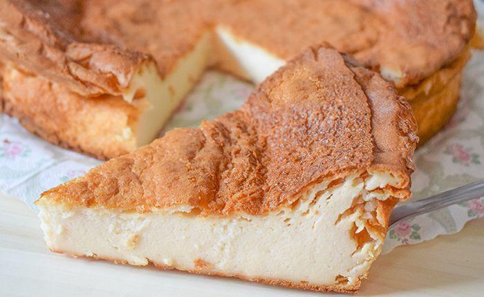 receta de tarta de queso corte