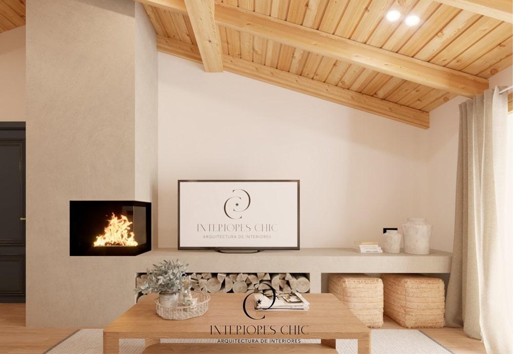 proyecto de interiorismo online rural