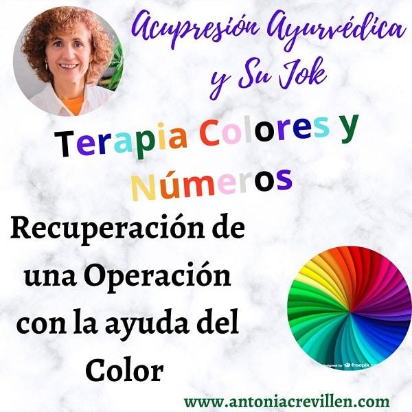 Recuperación operación terapia colores y números
