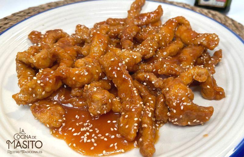 Cerdo con salsa agridulce la cocina de Masito