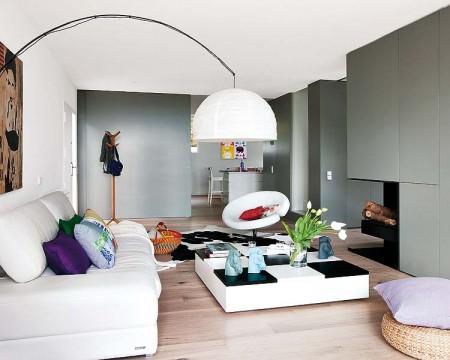 tumbonas hawaianas tumbonas de habitat terraza suelo de teca suelo de madera sofá blanco de roche bobois sofa blanco lamparas de ikea diseño modernos diseño de interiores decoración en gris decoración de interiores cocina moderna cocina gris cocina blanca chalet decoración casa en el pueblo casa de campo 