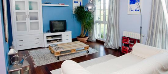 salon mediterraneo1 Decoración con palés