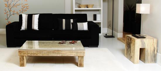 salon estilo natural Decoración con palés