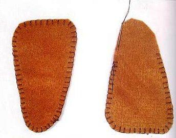 Muñecos en fieltro reno navideño7