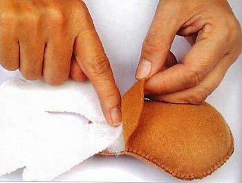 Muñecos en fieltro reno navideño9