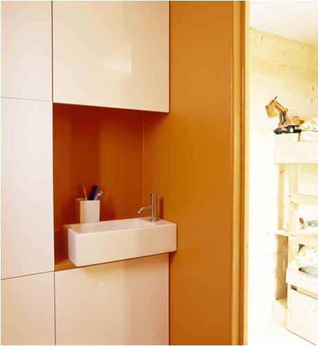 Moderna cabaña de playa