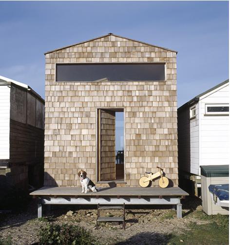 Moderna cabaña de playa