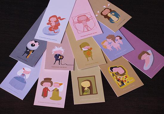 Marca páginas con ilustraciones de Refresco