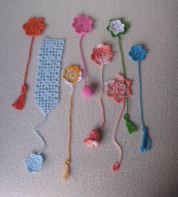 Marca páginas a ganchillo por Issabela