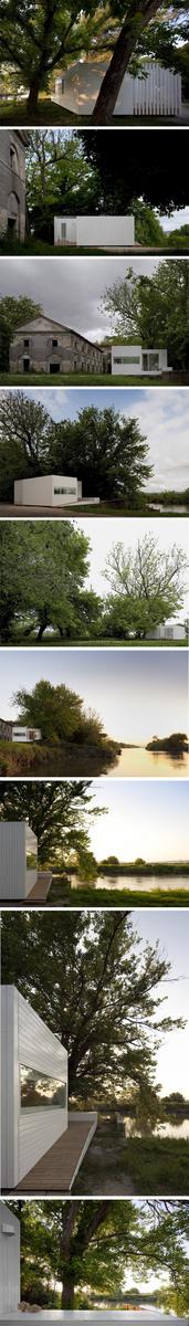 Exterior de la treehouse en Portugal