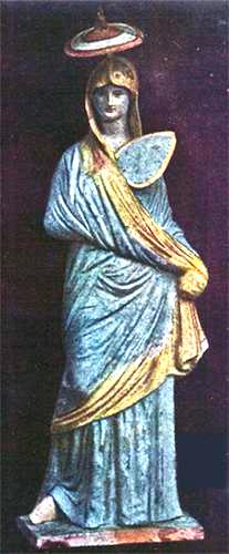 Estatua de la ciuda dde Tanagra, Museo Louvre