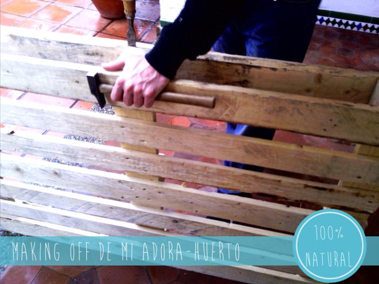 A quitar clavos y a desmontar el palet! 