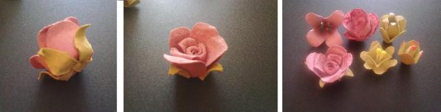 Flores con cartones de huevos (5)