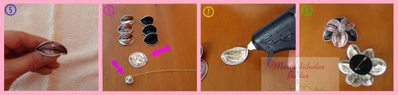 broche de cápsulas de café