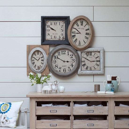 Decorar con relojes 5.