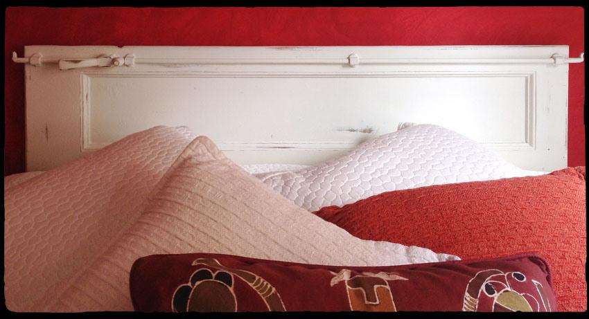 Cabezal de cama con porticón