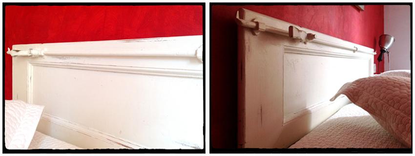 Cabezal de cama con porticón