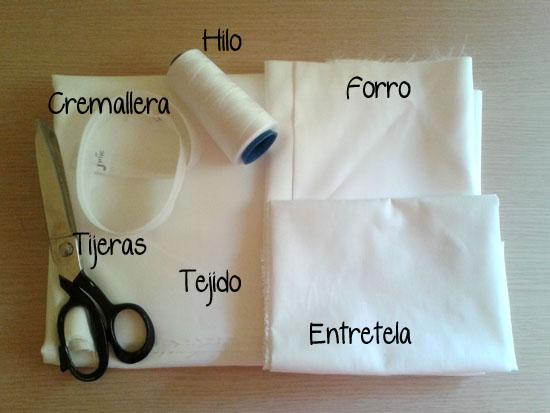 falda con cintura alta