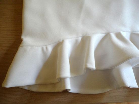 falda con cintura alta