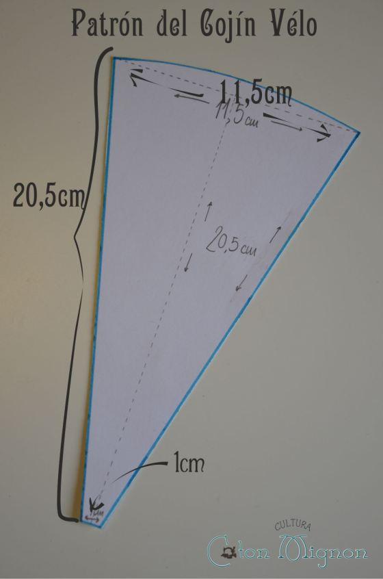 Patrón del cojín vélo