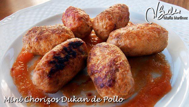Chorizos Dukan de Pollo para cocinar