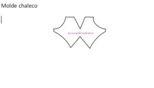 MOLDE CHALECO NOVIO FOFUCHO