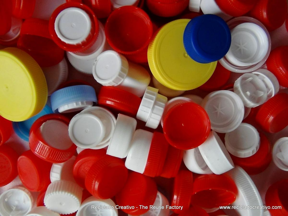 thinking about how to recycle bottle caps