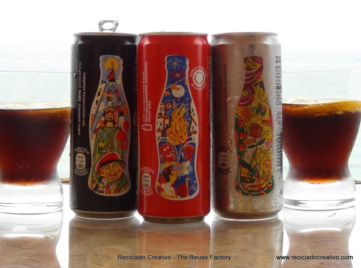 Souvenirs - Special Edition Coca Cola cans - Edición especial de botes de CocaCola fiestas de Cataluña