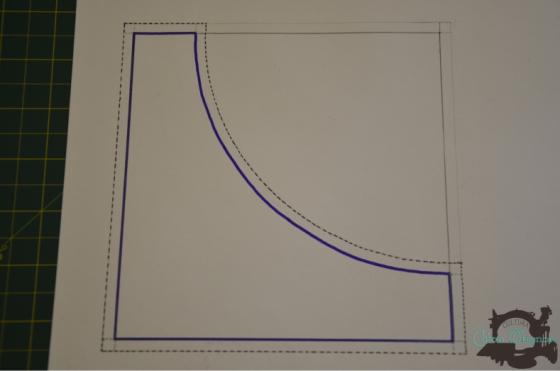 3 Patrón cuarto cuadrado Quilt Dando Vueltas Cultura Coton Mignon