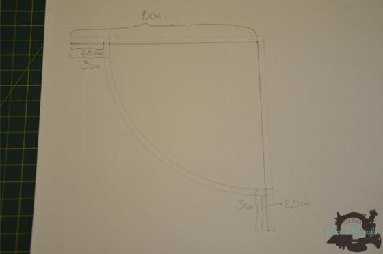 1 Patrón cuarto círculo Quilt Dando Vueltas Cultura Coton Mignon