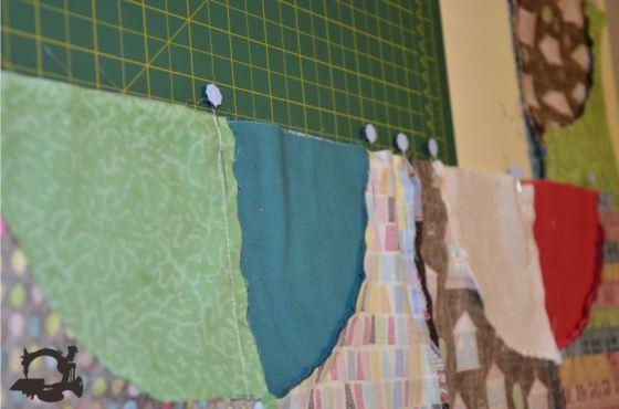 2 Unión de piezas horizontales Quilt Cultura Coton Mignon