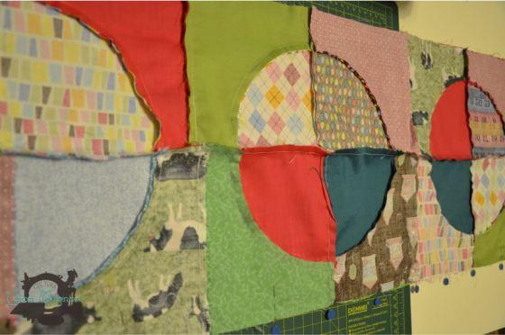 4 Unión de piezas horizontales Quilt culturacotonmignon