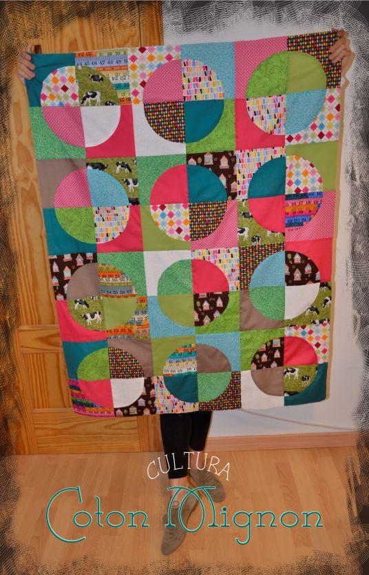 Quilt Dando Vueltas Cara Cultura Coton Mignon