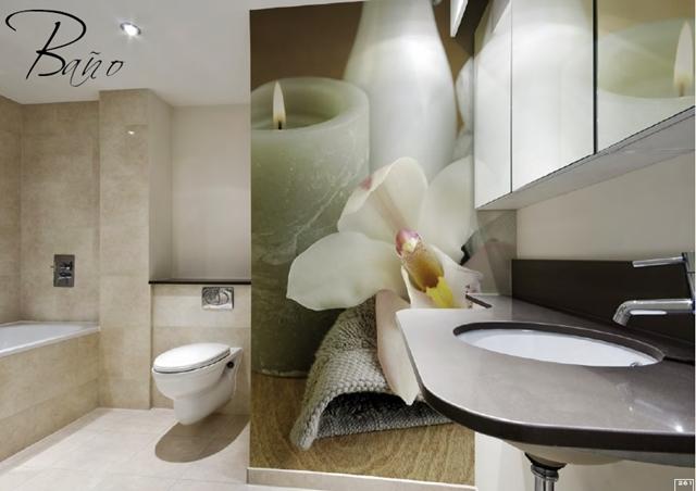 paredes decoradas con vinilo por Virginia Esber