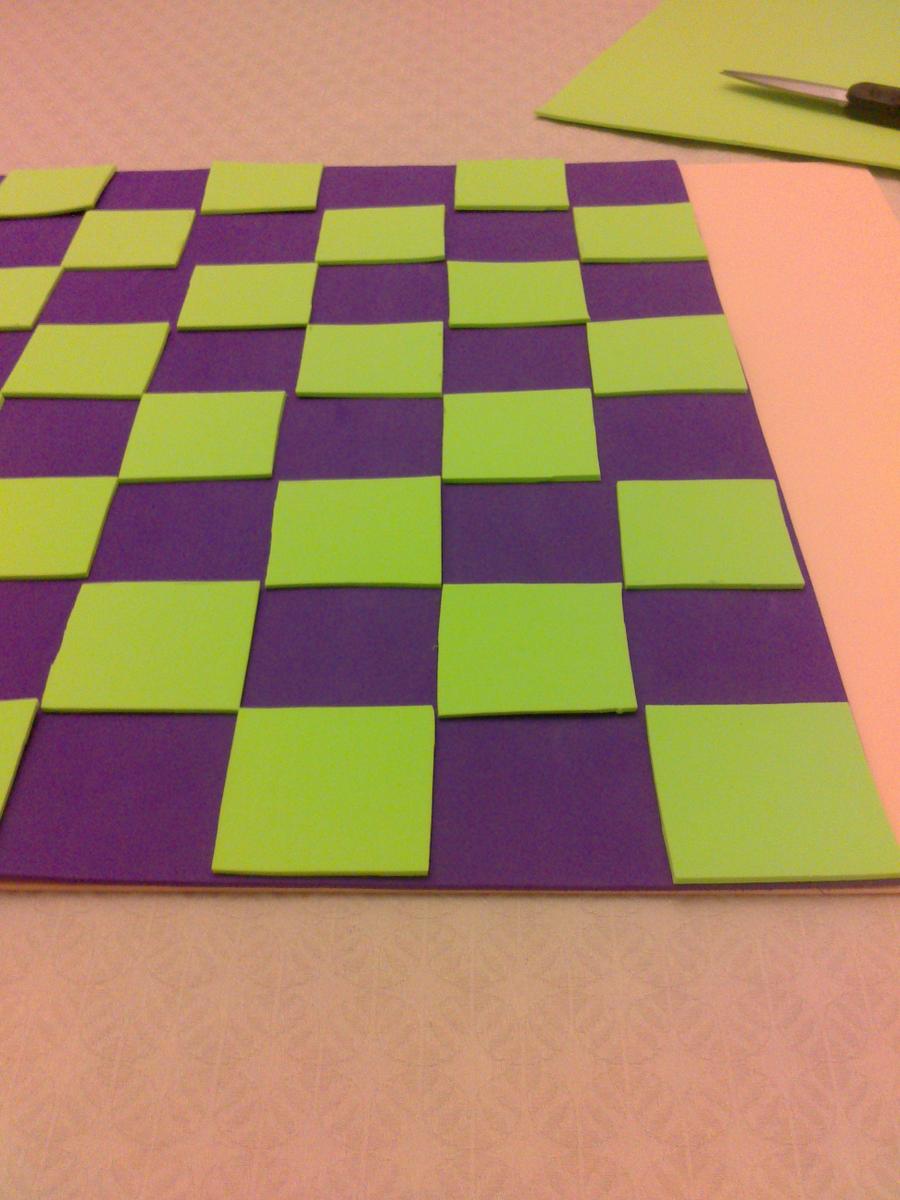 adoraideas-manualidades-goma eva-juego damas-