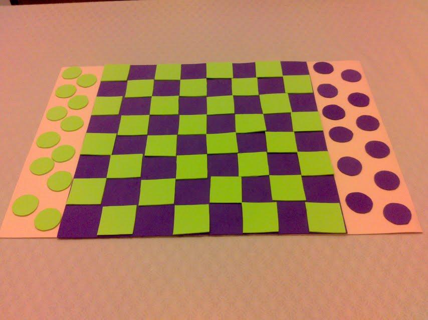 adoraideas-manualidades-goma eva-juego damas-