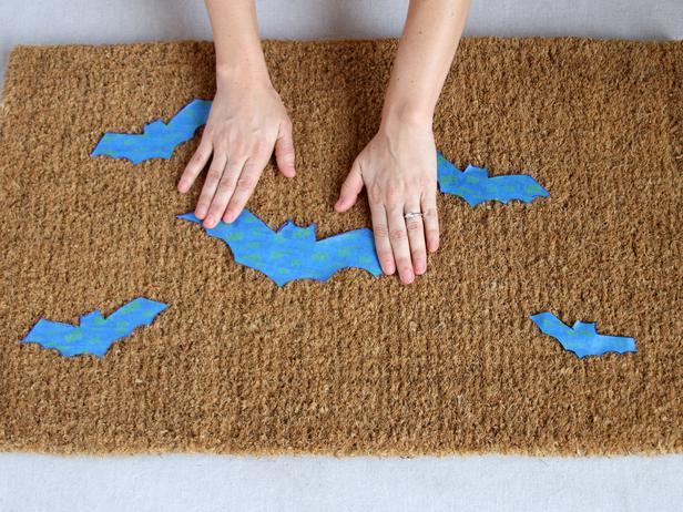 DIY felpudo halloween