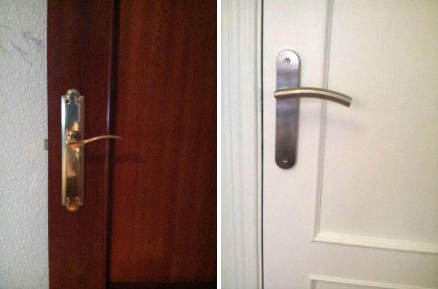 pintar puerta blanca