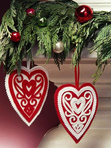 Corazones para el Árbol de Navidad