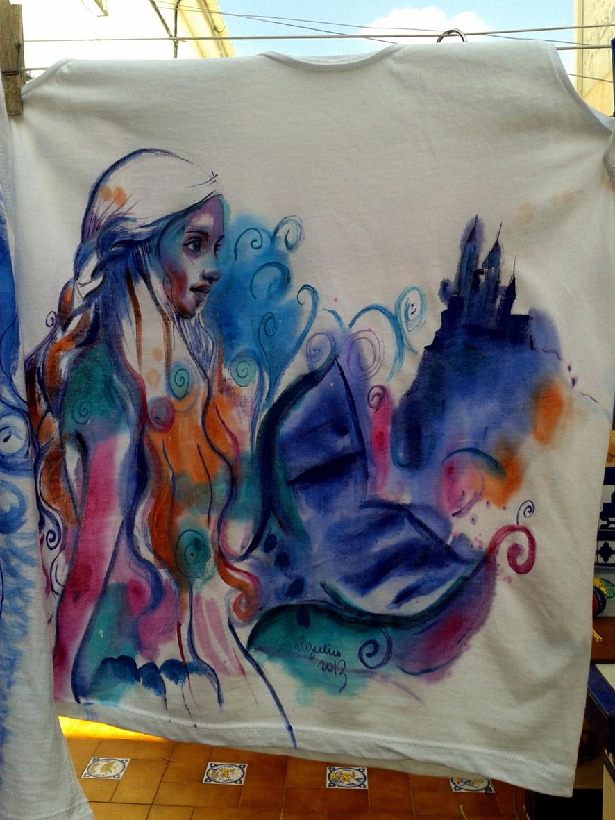 camisetas pintadas por encargo